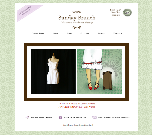 Sunday Brunch Dress Shop